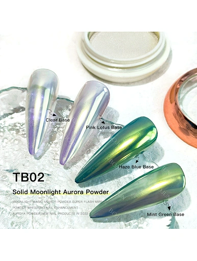 Moonlight White Aurora Pearl Mirror Effect Solid Pigment